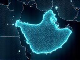Map highlighting 5G coverage in UAE