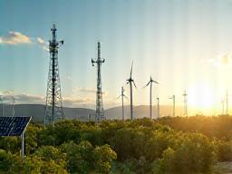 Renewable energy powering telecom towers