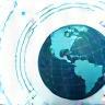 Globe and signal illustration